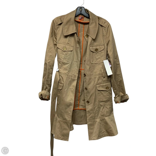 Coat Designer By Tory Burch In Beige, Size: L