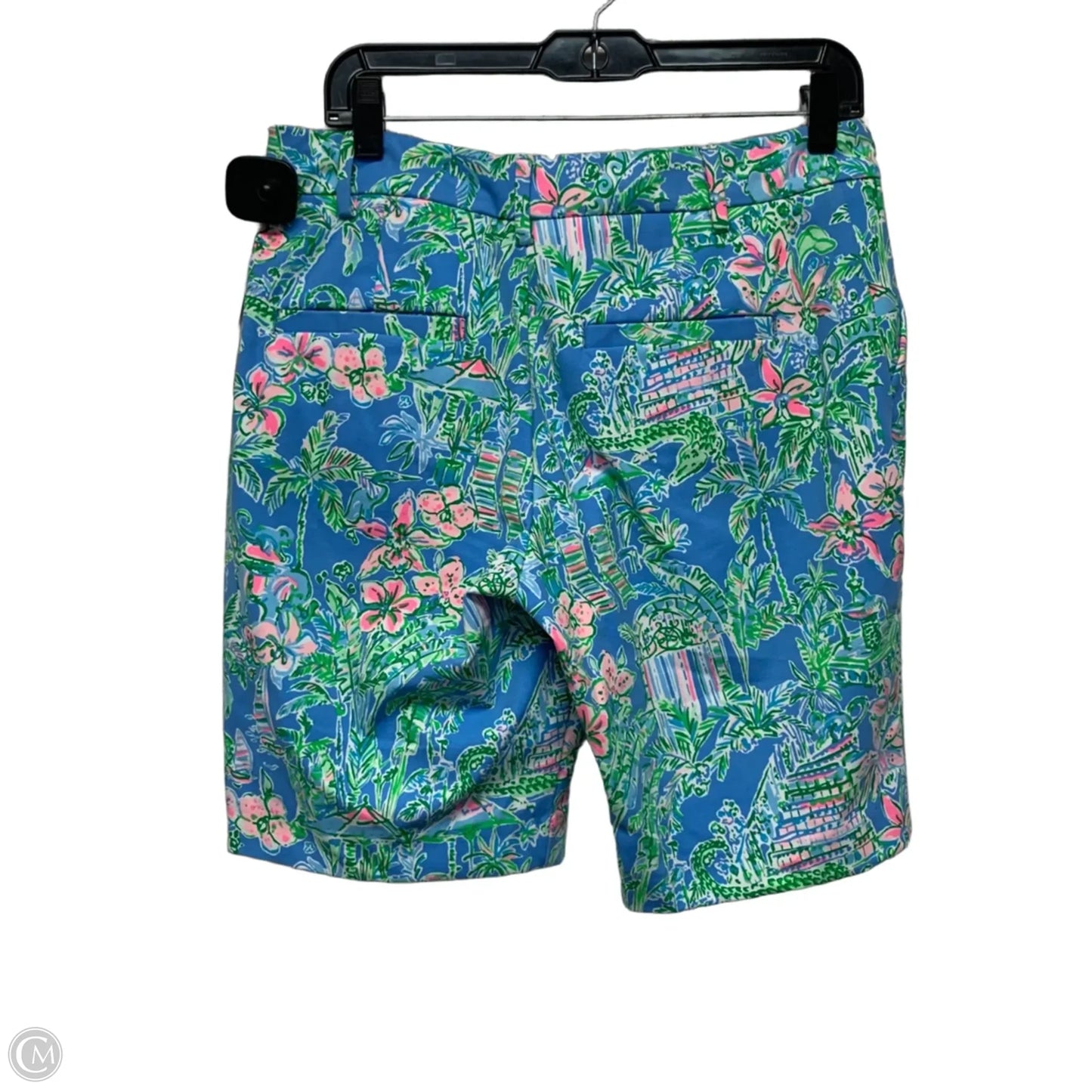 Shorts Designer By Lilly Pulitzer In Blue & Green, Size: 6