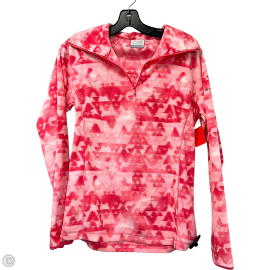 Jacket Fleece By Columbia In Pink, Size: M