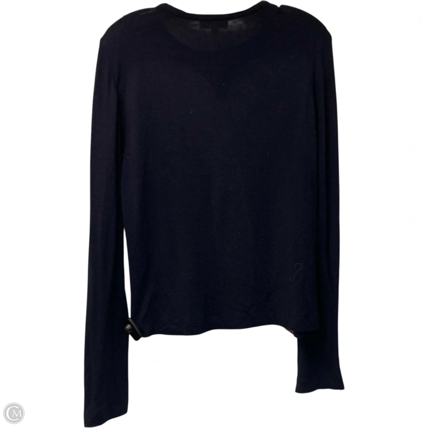 Top Long Sleeve Designer By Tory Burch In Navy, Size: S