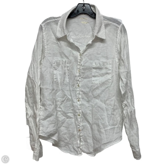 Top Long Sleeve Designer By Lilly Pulitzer In White, Size: L