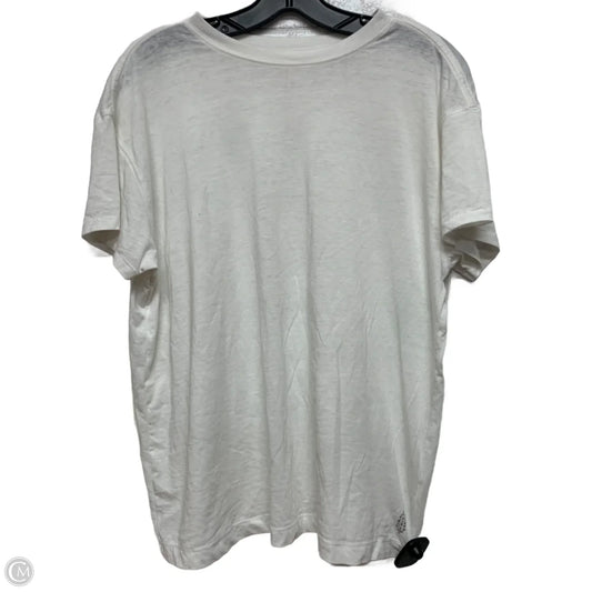 Athletic Top Short Sleeve By Free People In White, Size: M