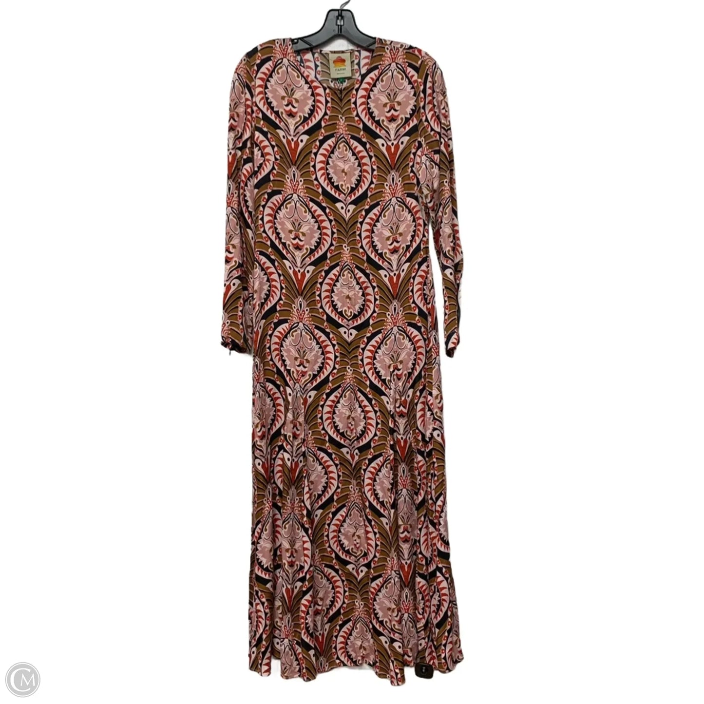 Dress Designer By Farm Rio In Pink & Red, Size: S