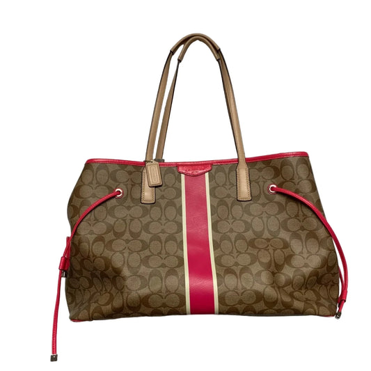 Tote Designer By Coach, Size: Large
