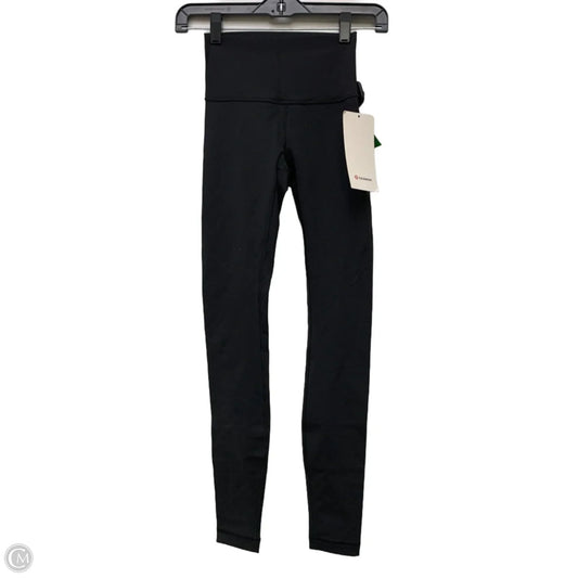 Athletic Leggings By Lululemon In Black, Size: Xs