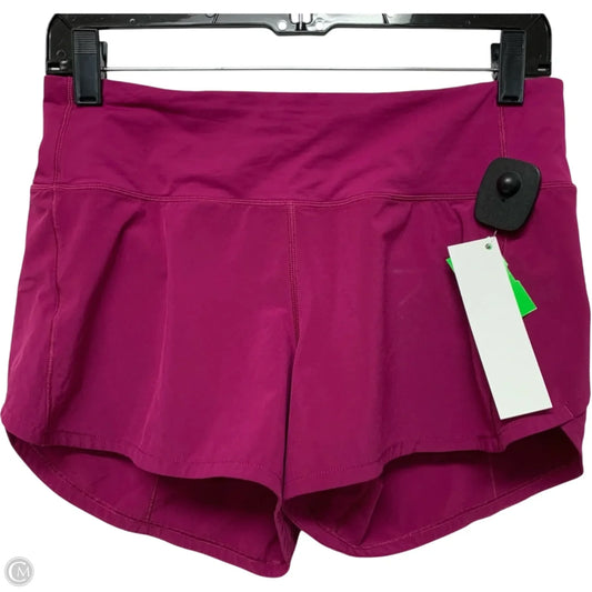 Athletic Shorts By Lululemon In Pink, Size: S
