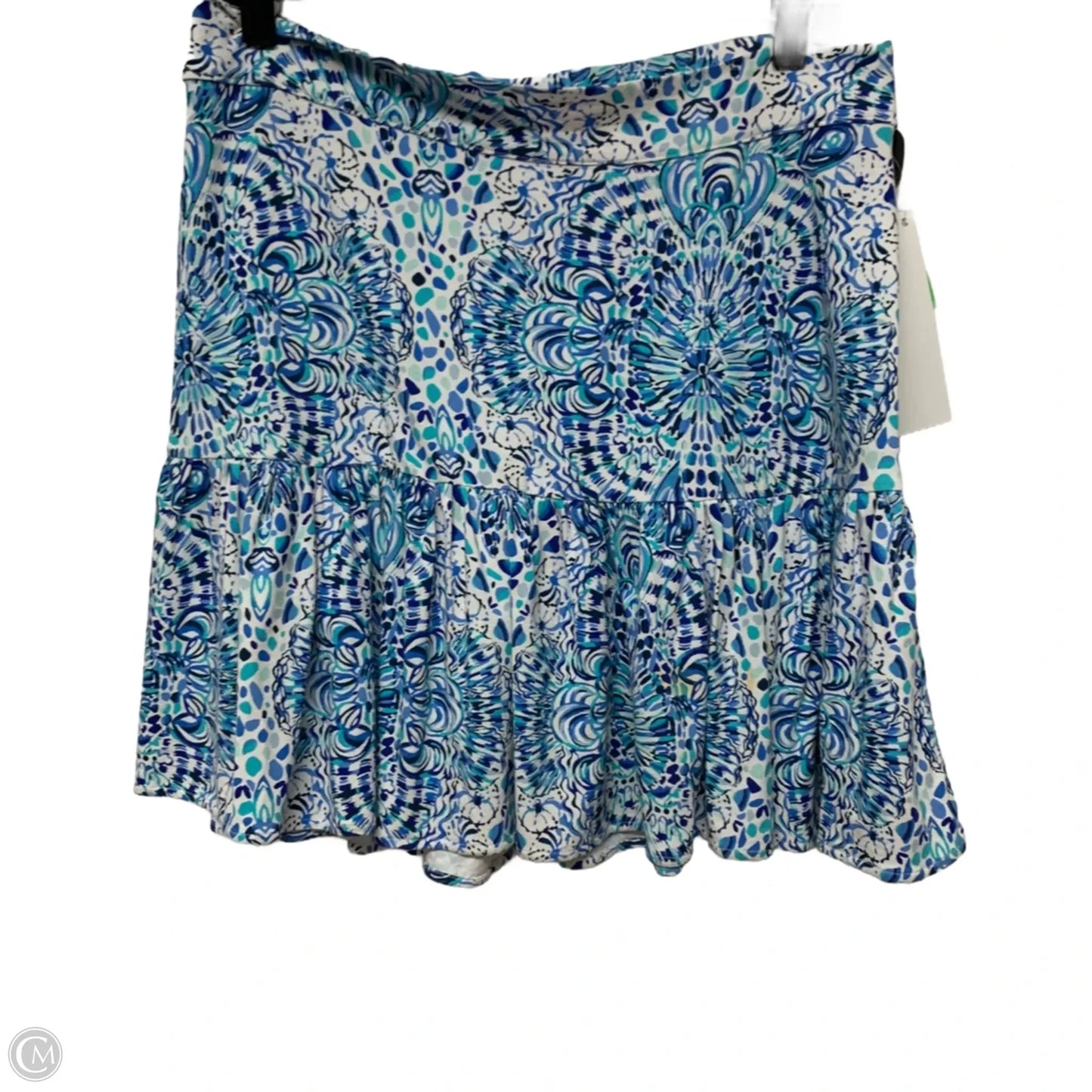 Skirt Designer By Lilly Pulitzer In Blue & White, Size: L