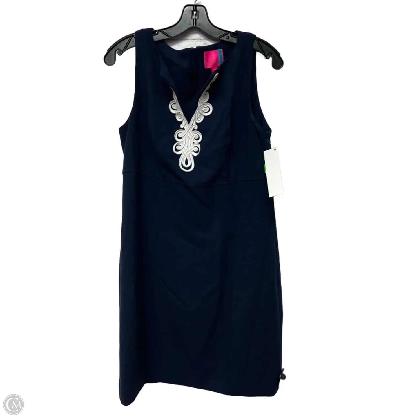 Dress Designer By Lilly Pulitzer In Blue & White, Size: M