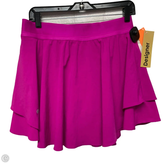 Athletic Skirt By Lululemon In Pink, Size: M