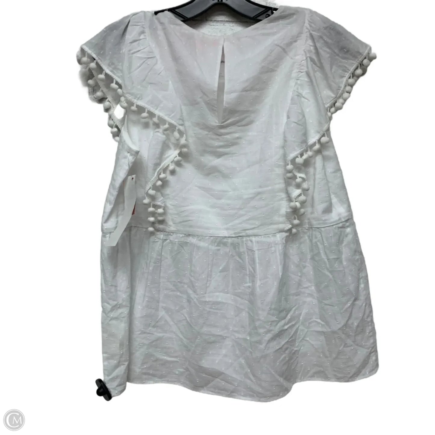 Top Sleeveless Designer By Lilly Pulitzer In White, Size: M