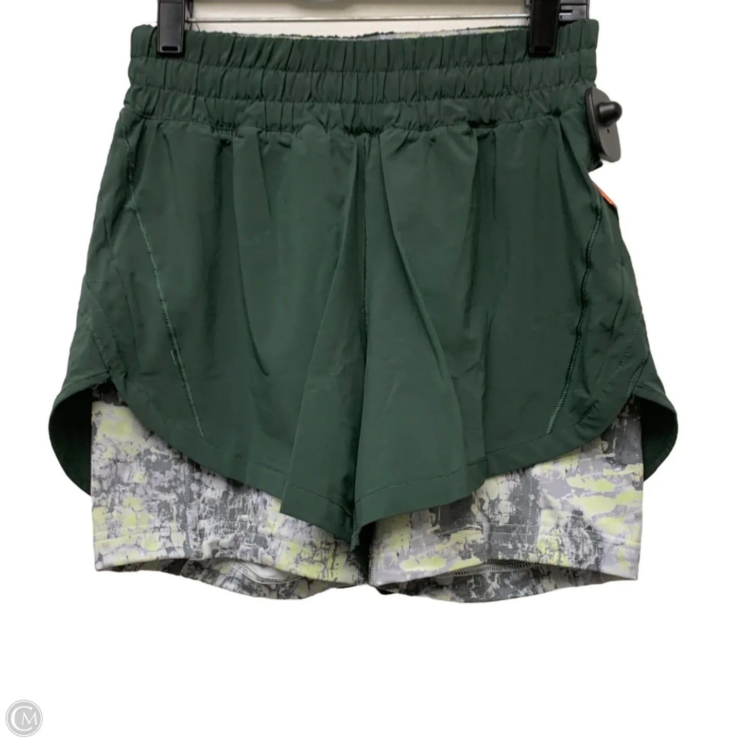 Athletic Shorts By Lululemon In Green, Size: S