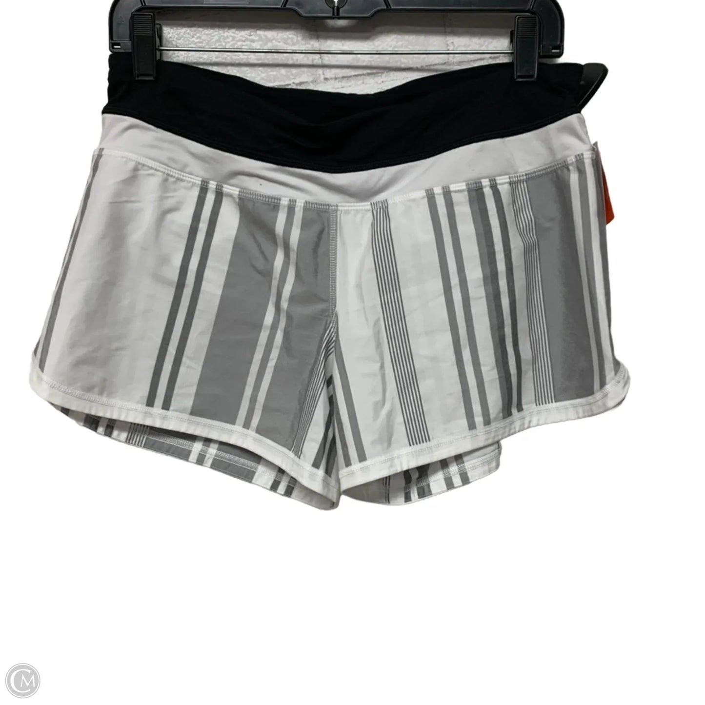 Athletic Shorts By Lululemon In Black & White, Size: S
