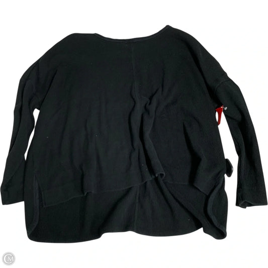 Top Long Sleeve By Anthropologie In Black, Size: M