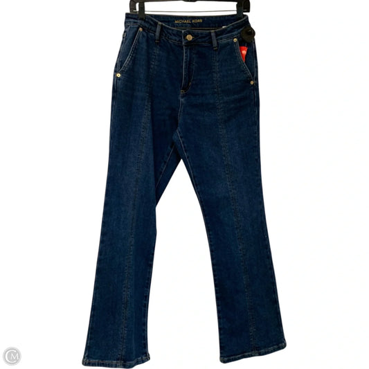 Jeans Boot Cut By Michael By Michael Kors In Blue Denim, Size: 8