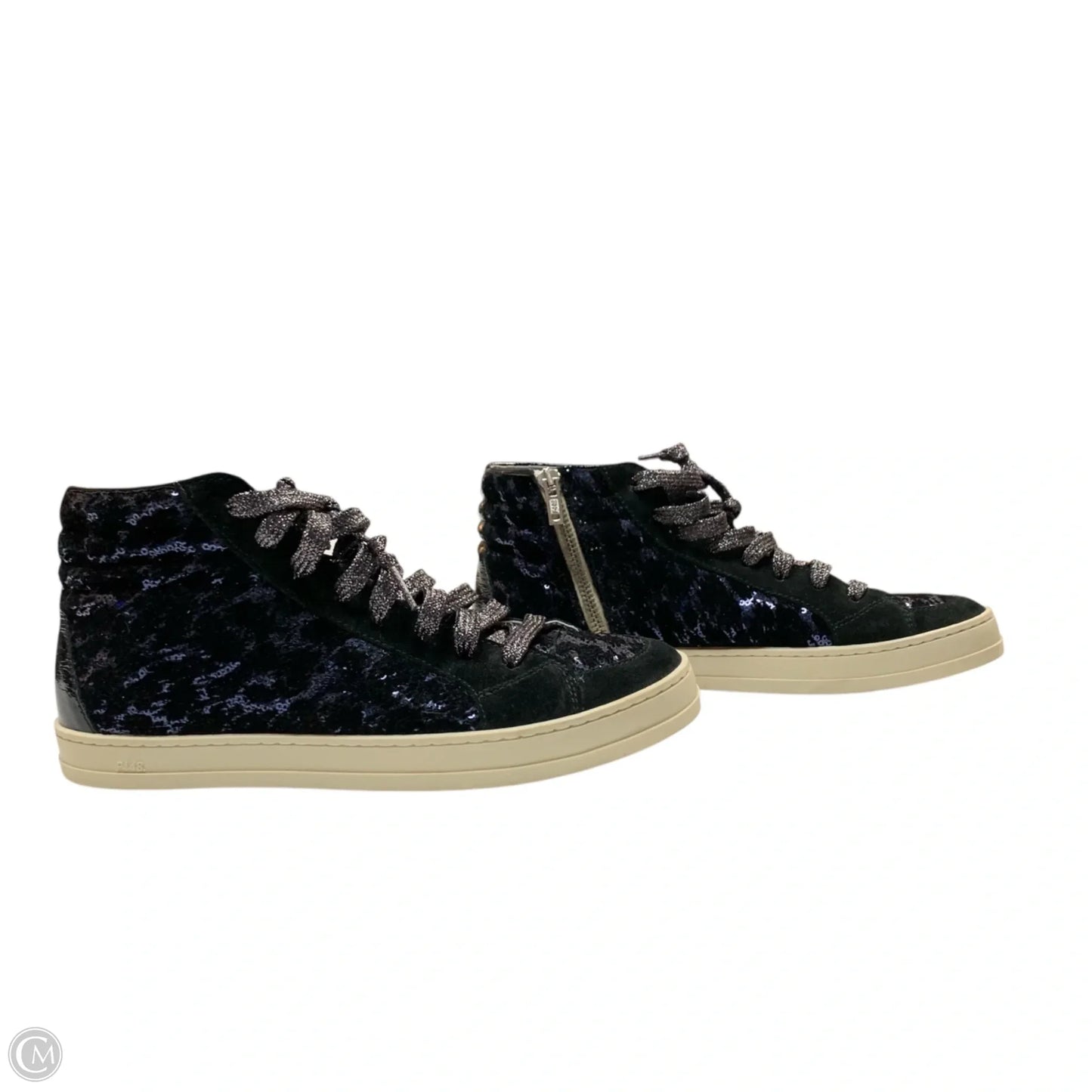 Shoes Sneakers By P448 In Black & Blue, Size: 7.5