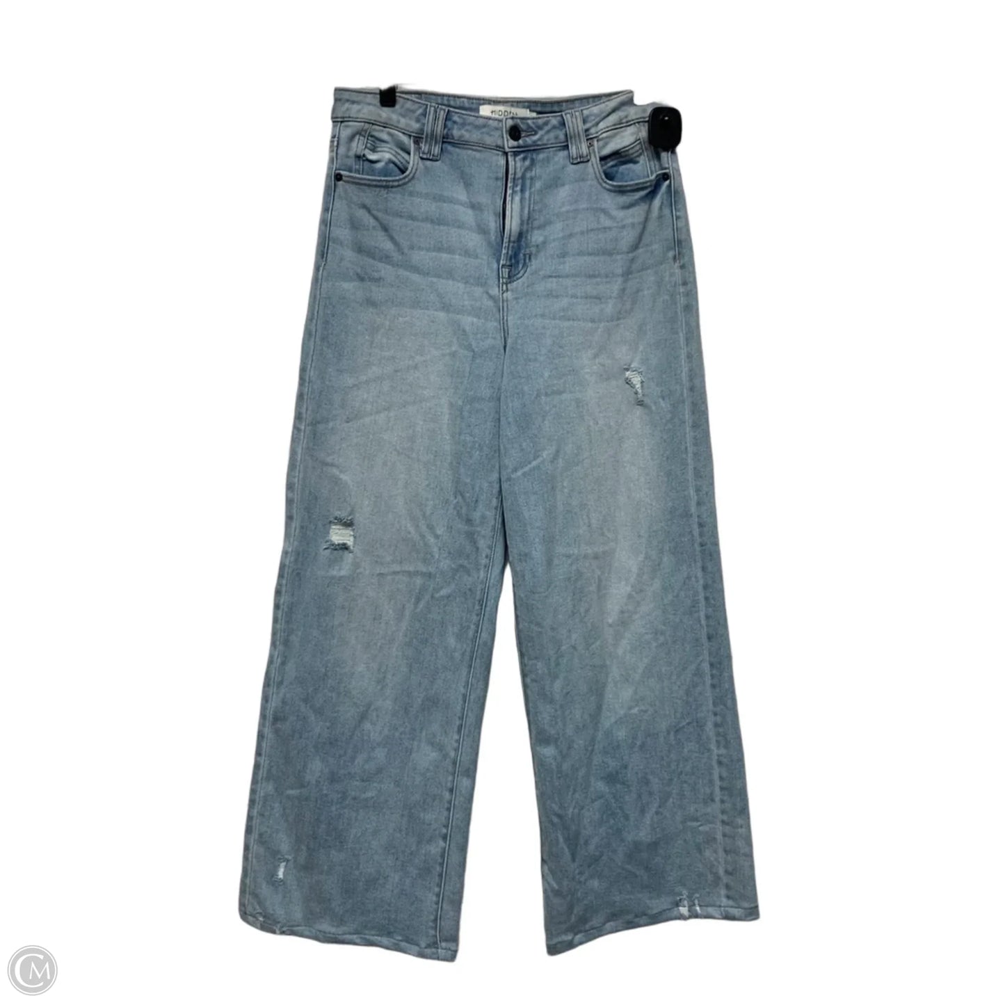 Jeans Wide Leg By Hidden In Blue Denim, Size: 10