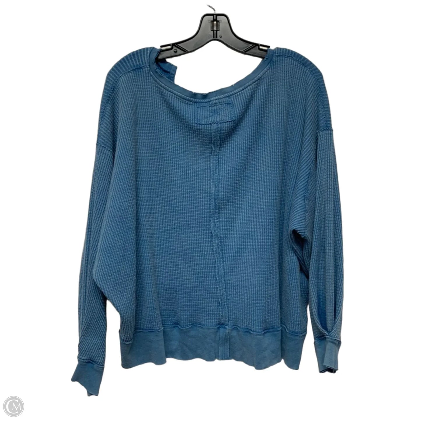 Top Long Sleeve By We The Free In Blue, Size: Xs
