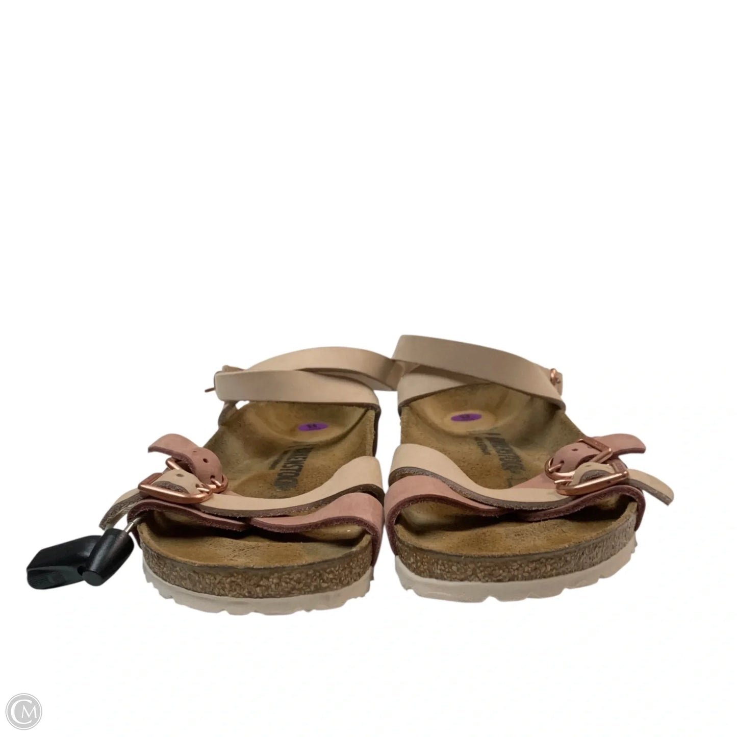 Sandals Flats By Birkenstock In Pink, Size: 8