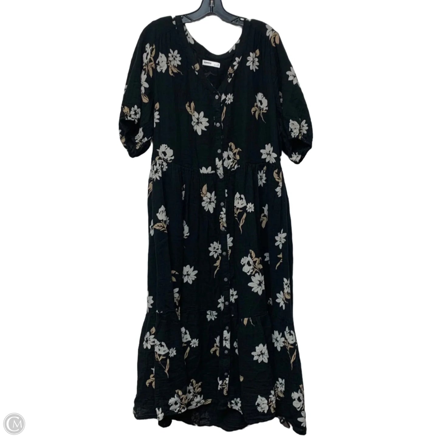 Dress Casual Maxi By Sonoma In Black, Size: 1x