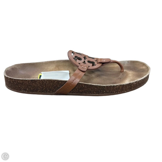 Sandals Designer By Tory Burch In Brown, Size: 10