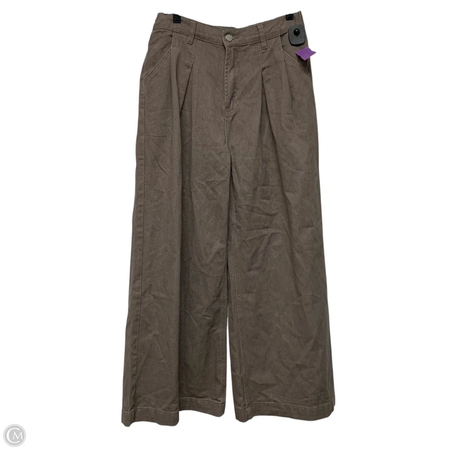 Jeans Wide Leg By Mable In Brown, Size: M