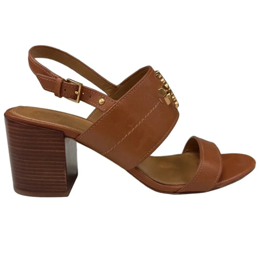 Sandals Designer By Tory Burch In Brown, Size: 9