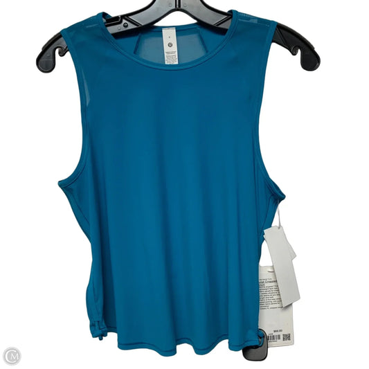 Athletic Tank Top By Lululemon In Blue, Size: S