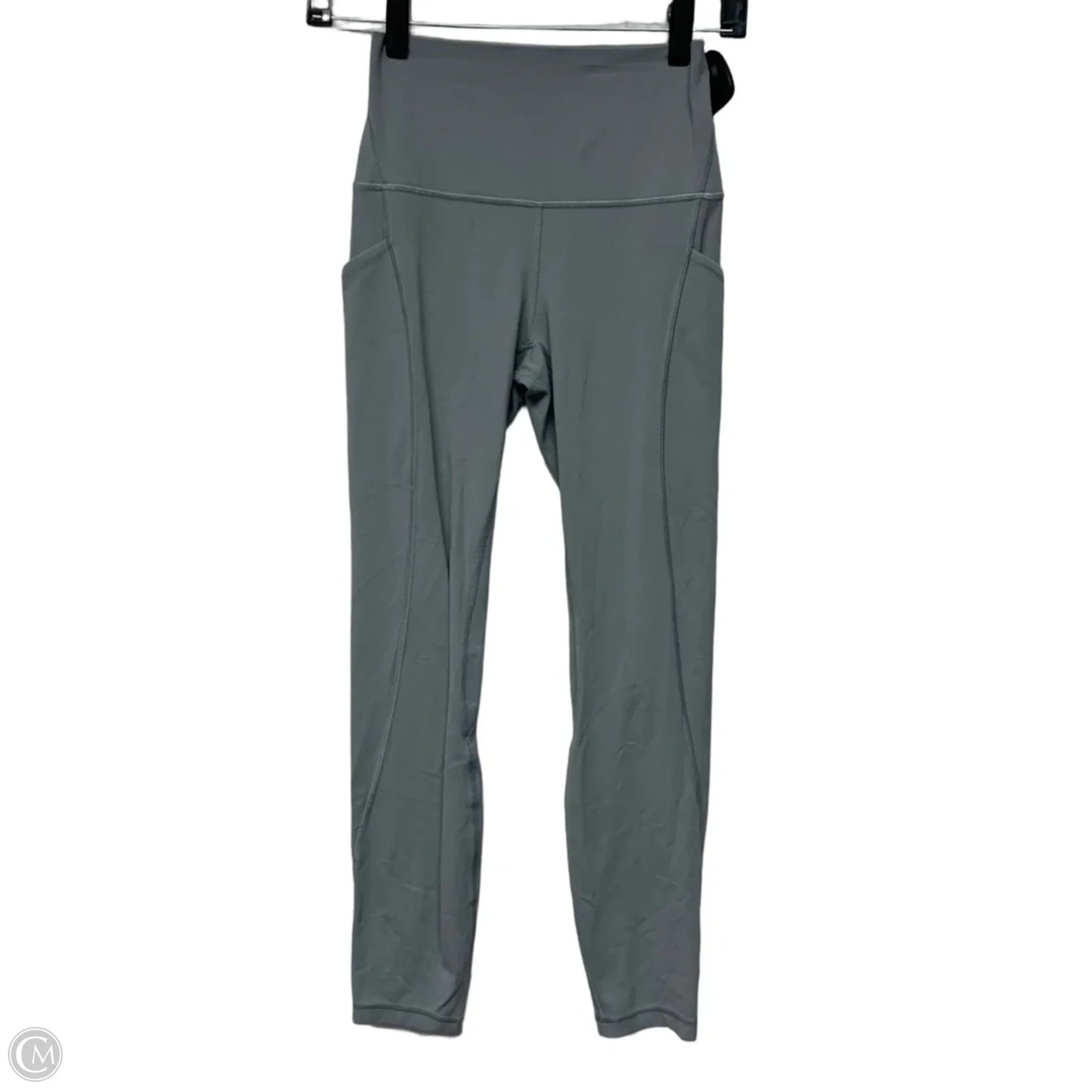 Athletic Leggings By Lululemon In Grey, Size: S