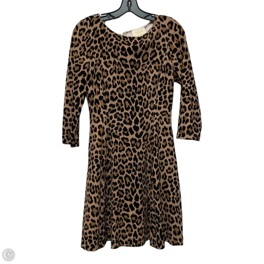 Dress Designer By Kate Spade In Animal Print, Size: S