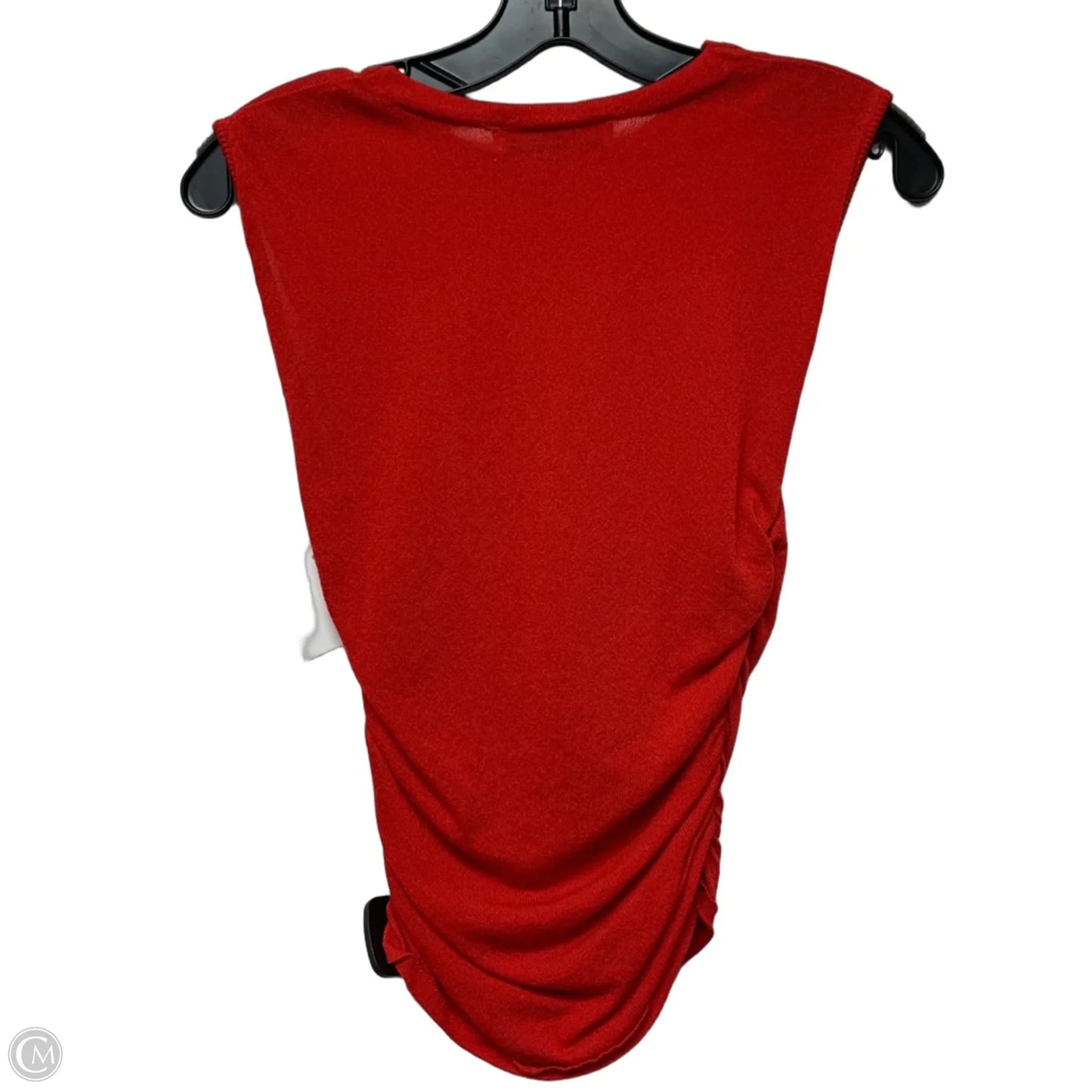 Top Sleeveless By Zara In Red, Size: Xs