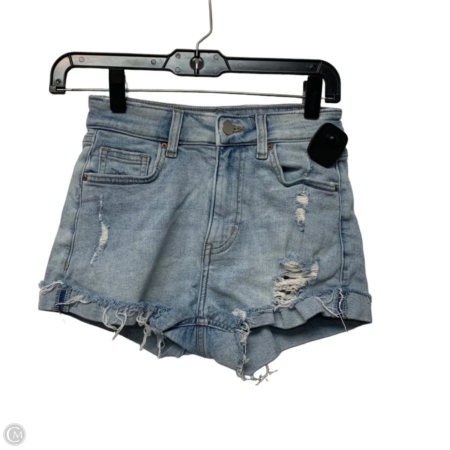 Shorts By H&m In Blue Denim, Size: 2
