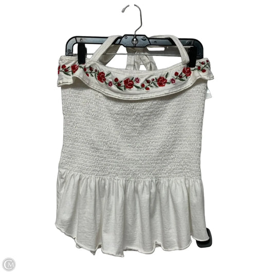 Top Sleeveless By Free People In White, Size: M