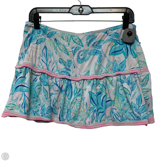Skort Designer By Lilly Pulitzer In Blue, Size: L