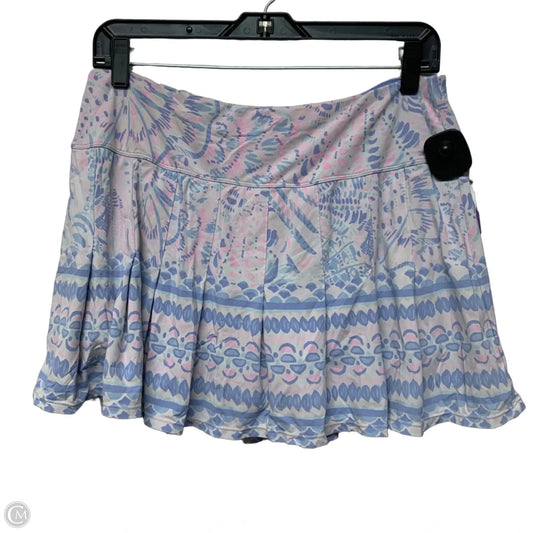 Skort Designer By Lilly Pulitzer In Pink & Purple, Size: L