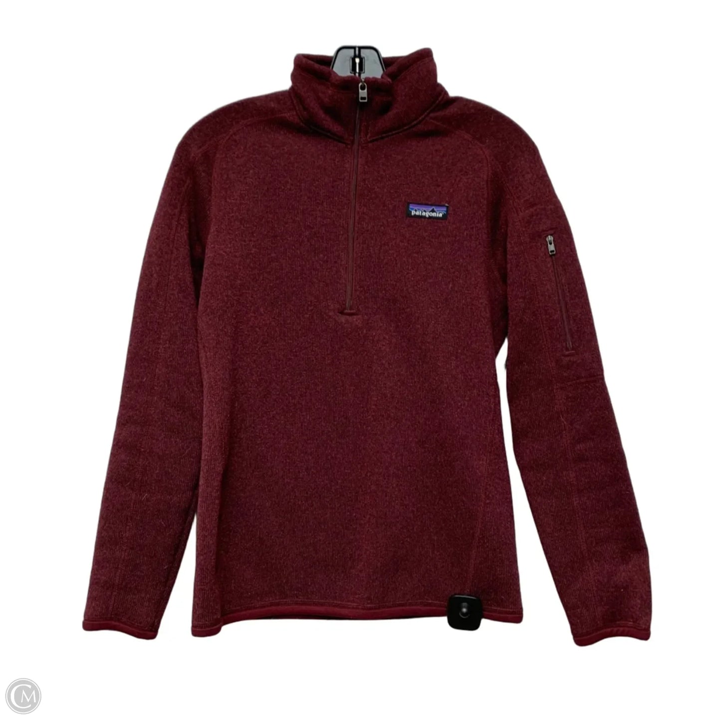 Sweatshirt Collar By Patagonia In Red, Size: S
