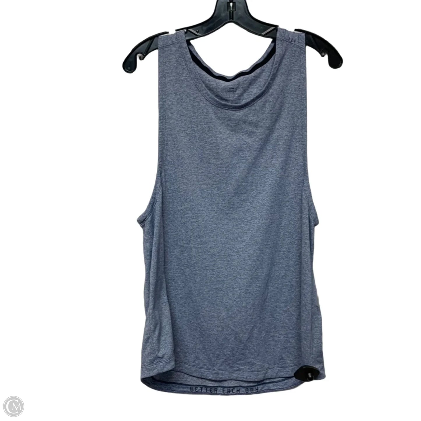 Athletic Tank Top By Lululemon In Blue, Size: L