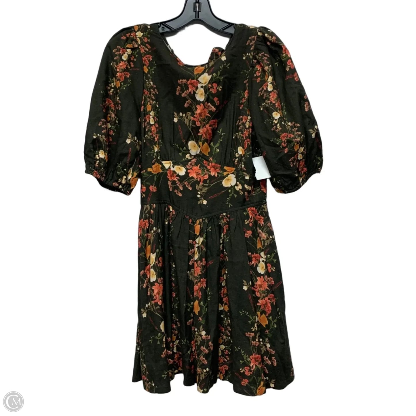 Dress Casual Short By Saylor In Green & Pink, Size: Xs