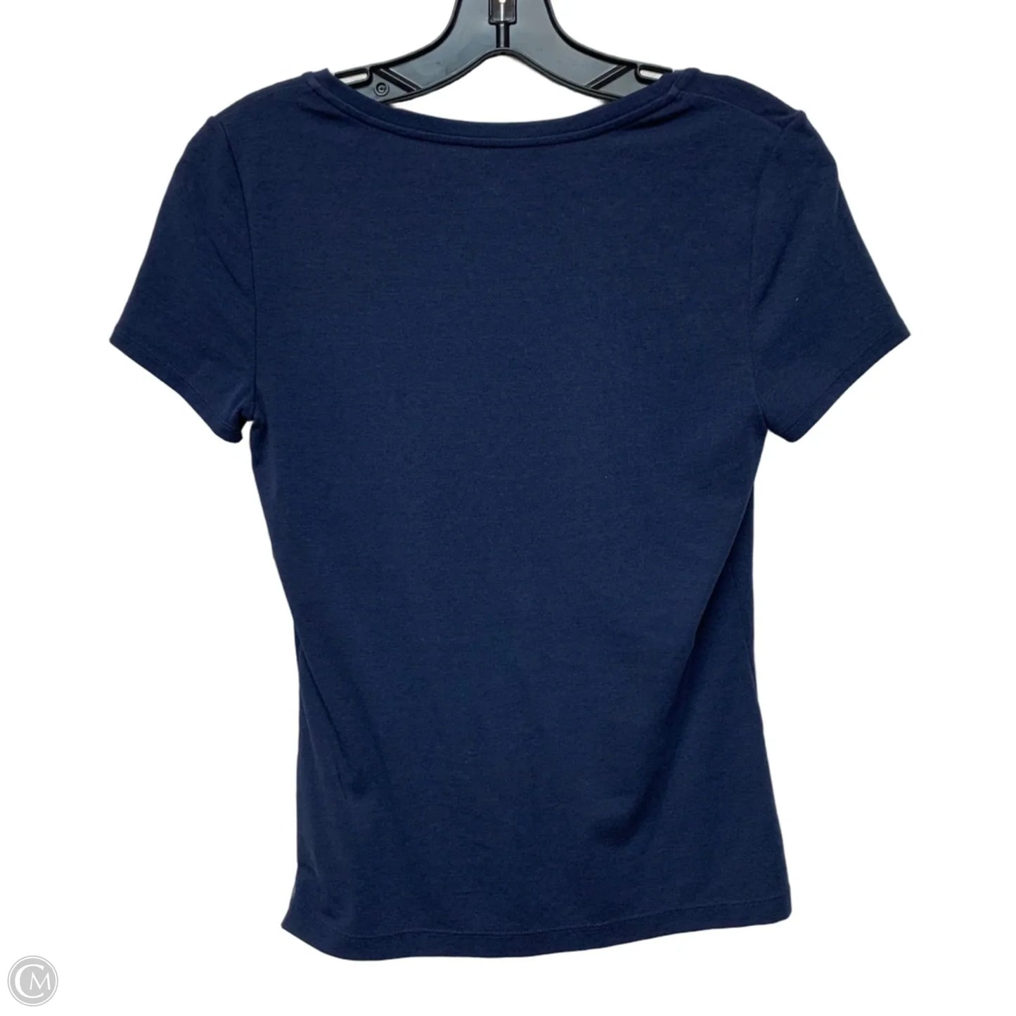 Top Short Sleeve Designer By Lilly Pulitzer In Navy, Size: S