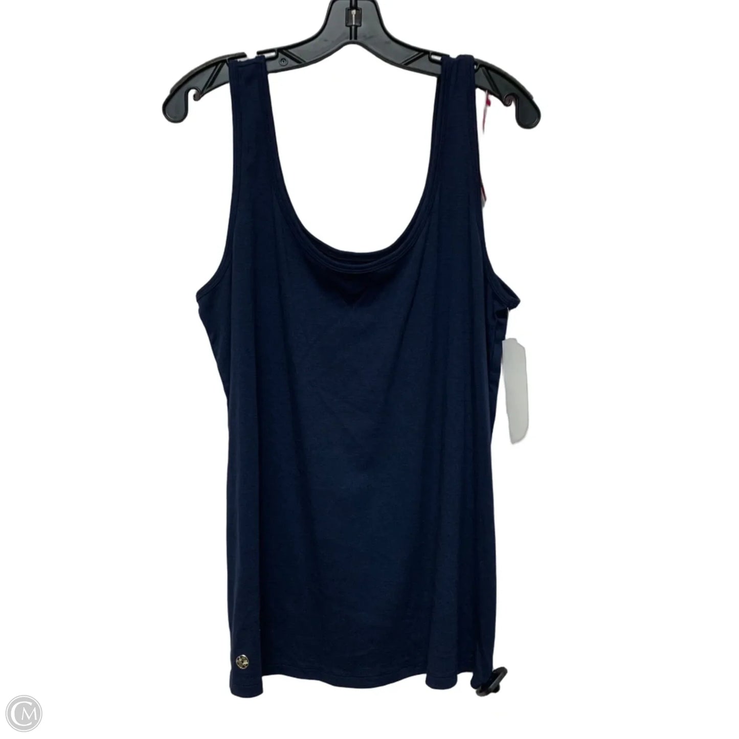 Top Sleeveless Designer By Lilly Pulitzer In Navy, Size: Xxl