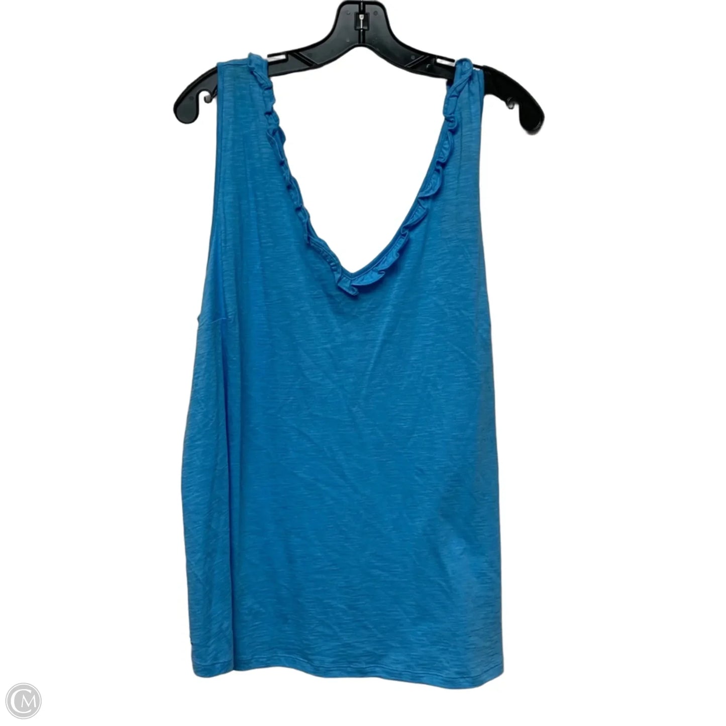Top Sleeveless Designer By Lilly Pulitzer In Blue, Size: Xxl