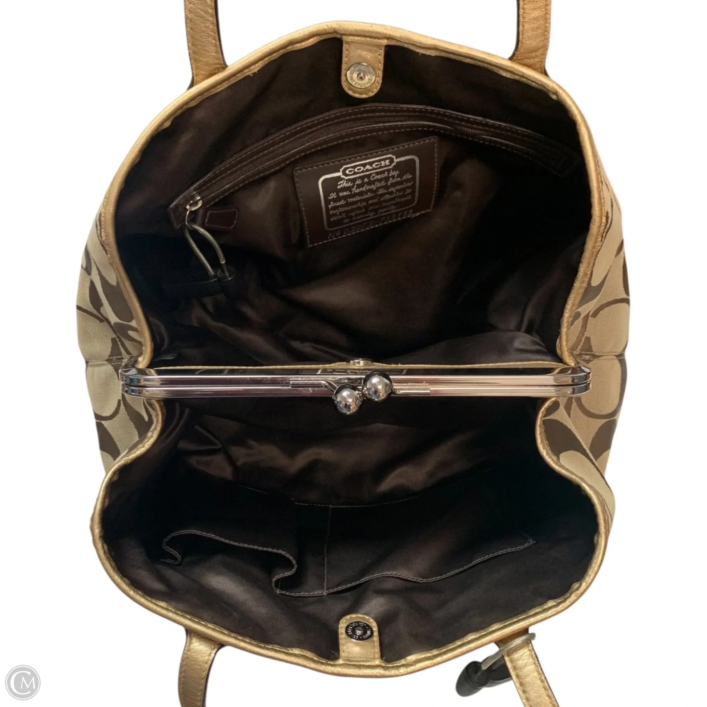 Handbag Designer By Coach, Size: Medium