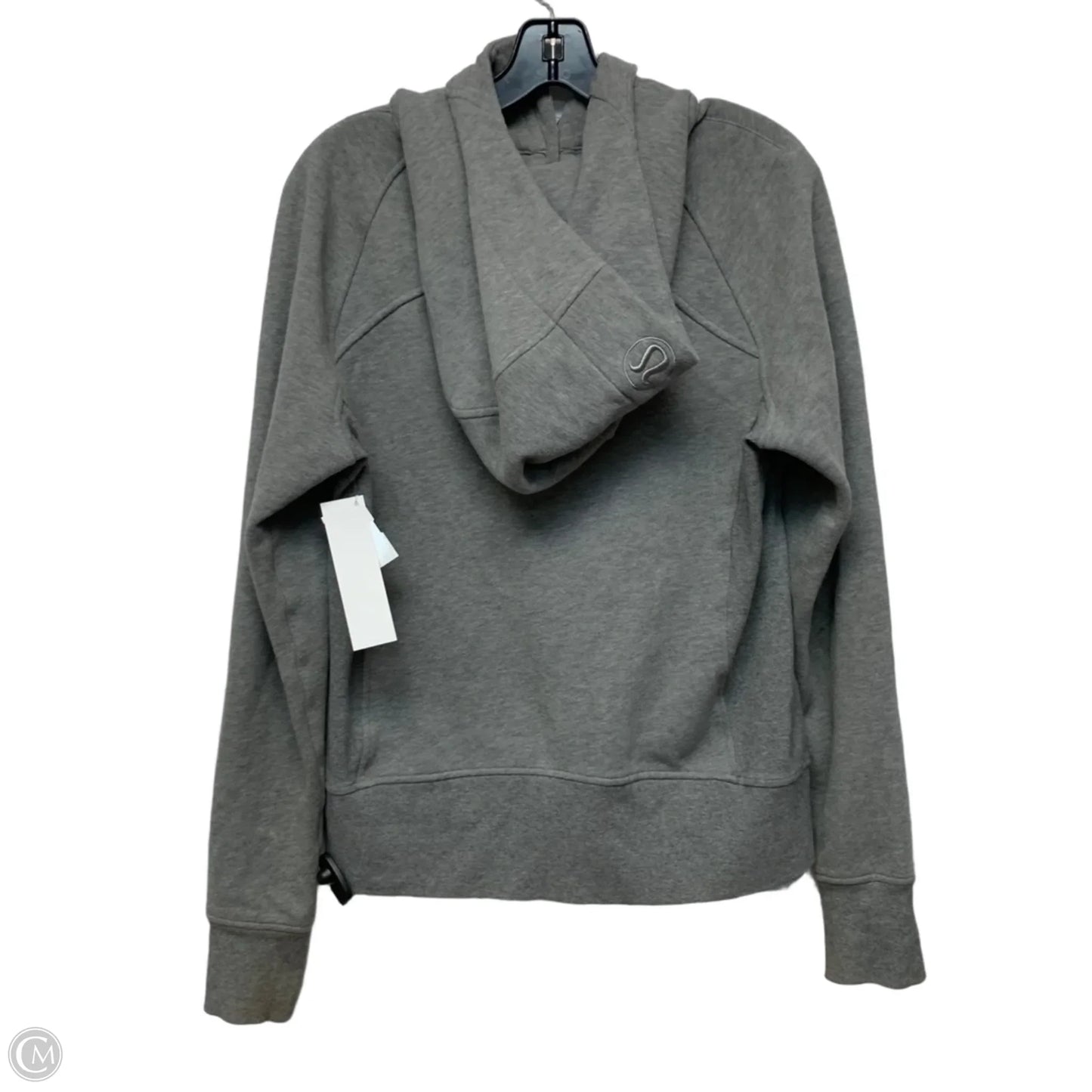 Athletic Jacket By Lululemon In Grey, Size: L