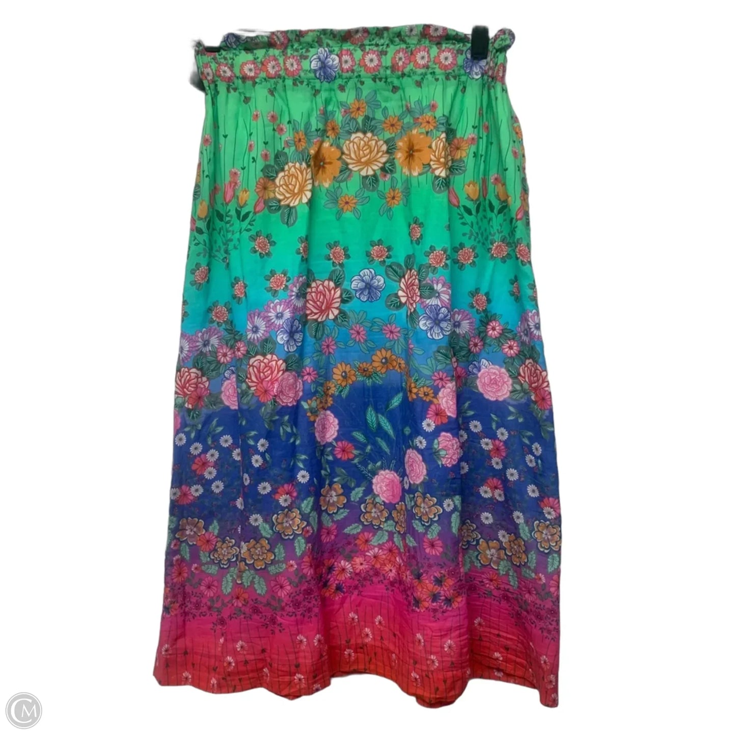 Skirt Designer By Johnny Was In Ombre Print, Size: Xs