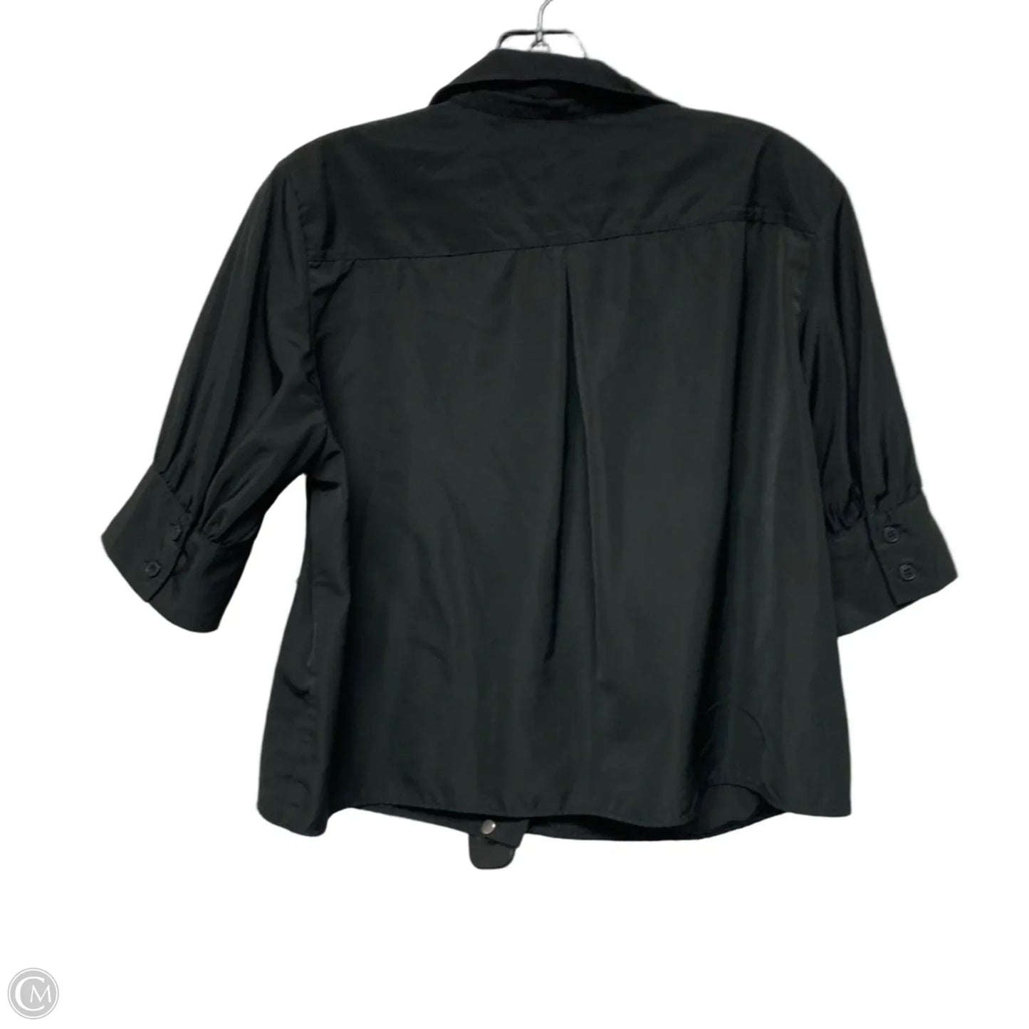 Top Short Sleeve By Zara In Black, Size: M