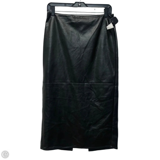 Skirt Midi By Good American In Black, Size: M