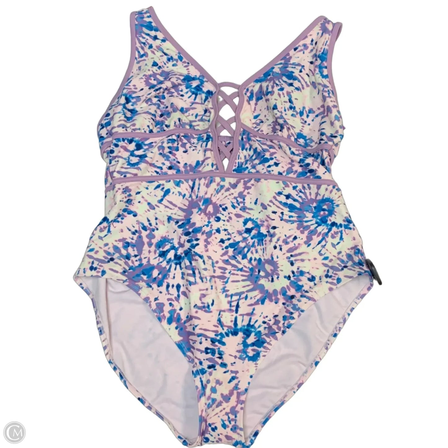 Swimsuit By Adore Me In Blue & Purple, Size: 2x