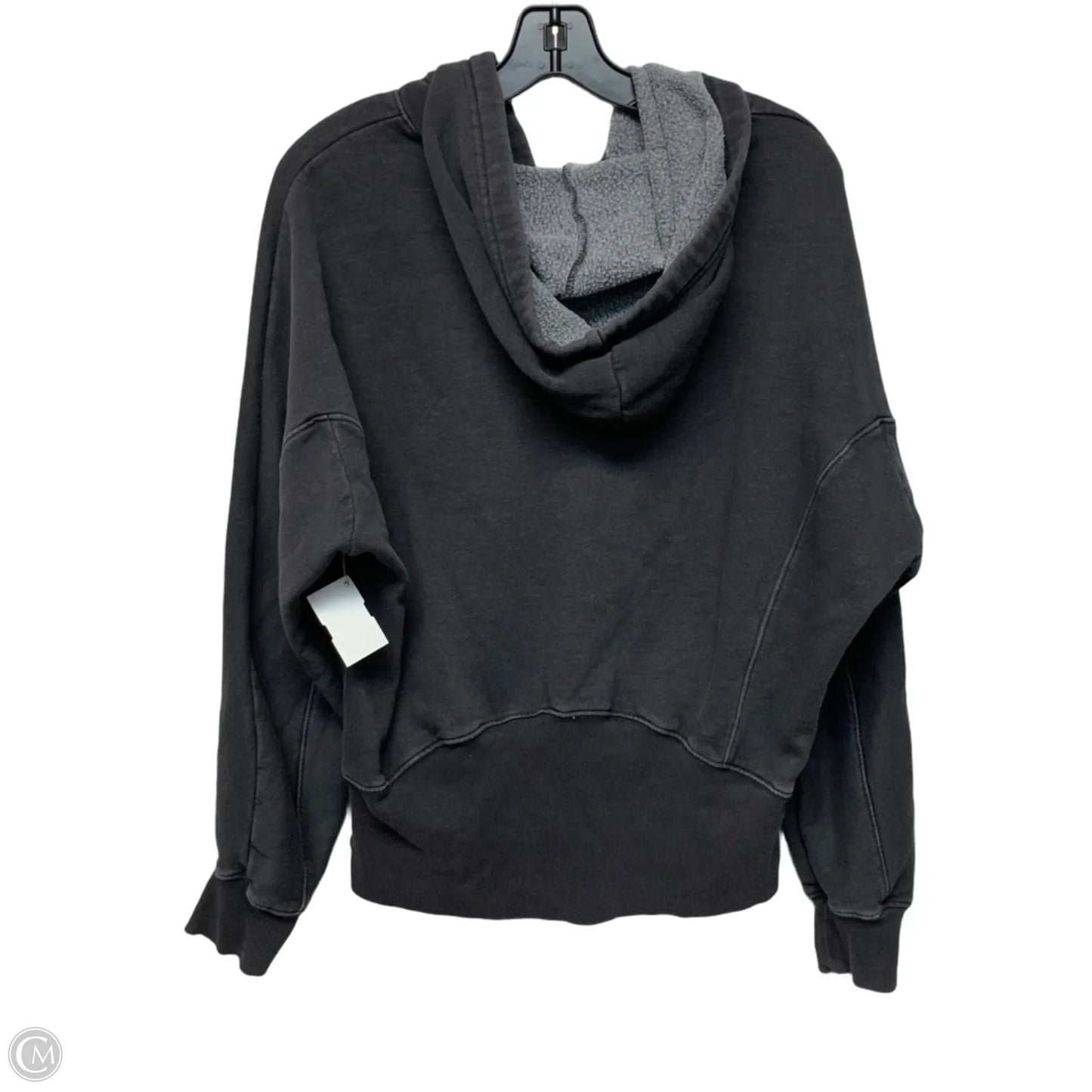 Sweatshirt Hoodie By Free People In Grey, Size: M