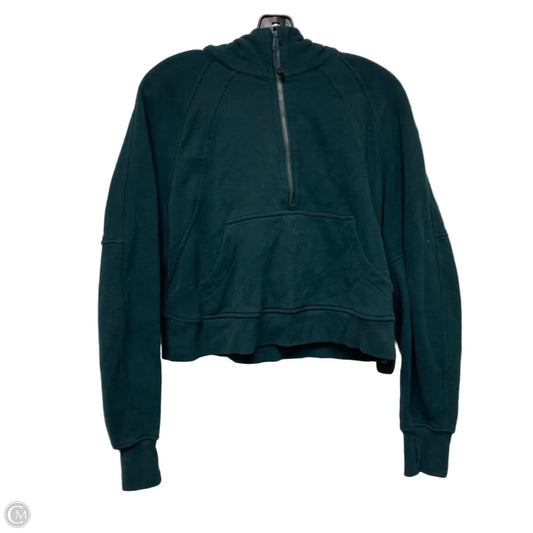 Athletic Sweatshirt Crewneck By Lululemon In Green, Size: Xs