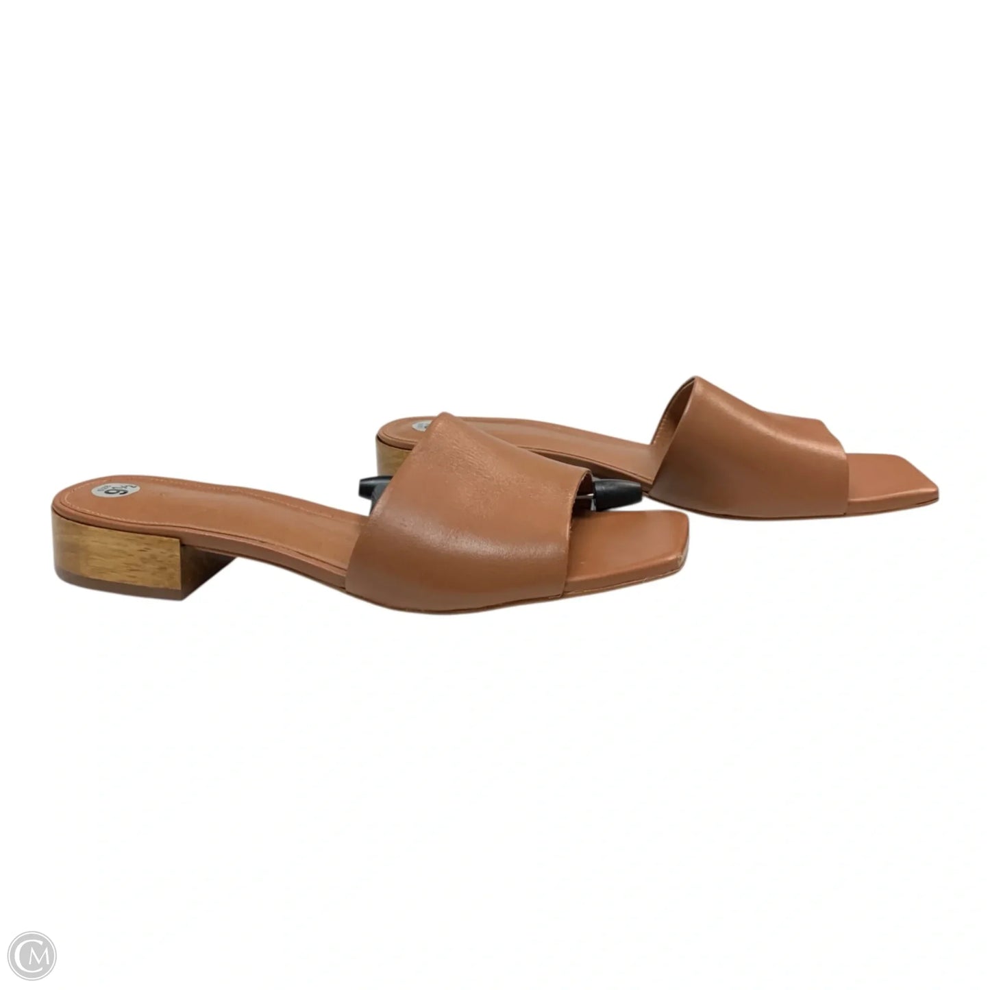 Shoes Heels Block By Maeve In Brown, Size: 9.5