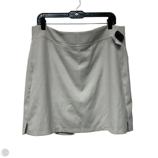 Athletic Skort By 32 Degrees In Cream, Size: Xl